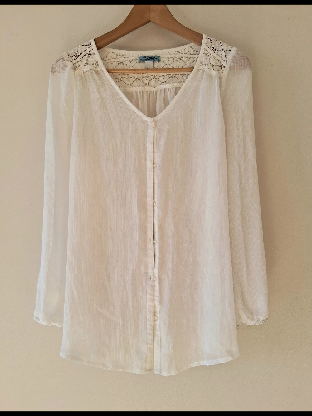 Old Navy Flowy Blouse Women Sz S